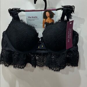 Adored by Adore Me Kayla Lightly Padded Flowy Longline Bra 36B